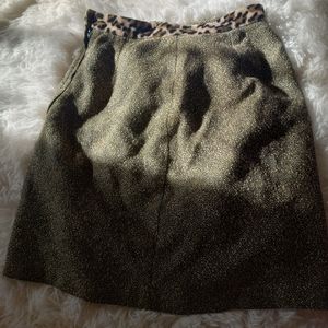 Cheetah print skirt
